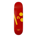 nvmw skateboard deck red/yellow